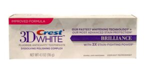 crest 3-D whitening toothpaste